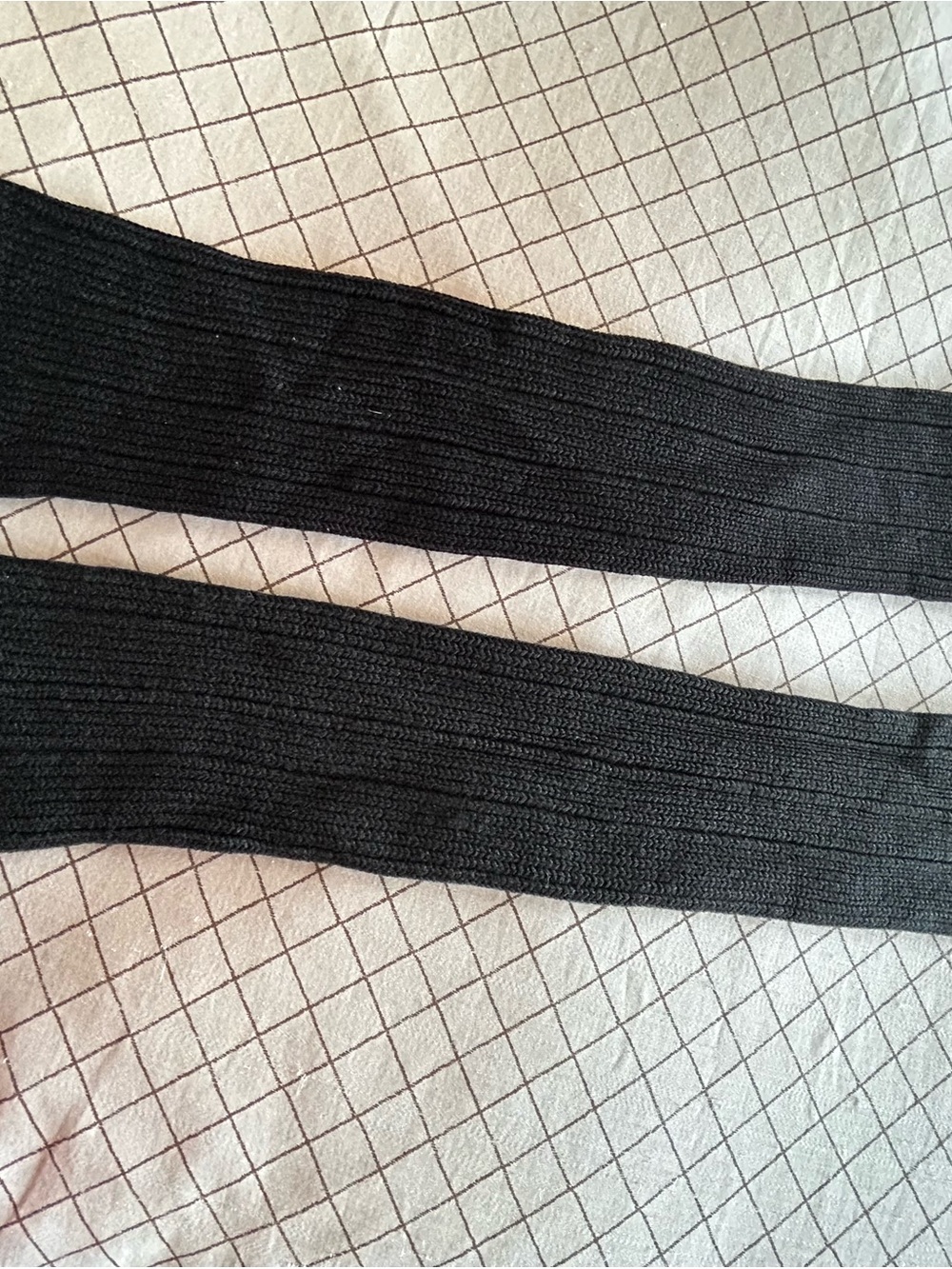 Classic Ribbed Black Leg Warmers - Picture 5 of 6